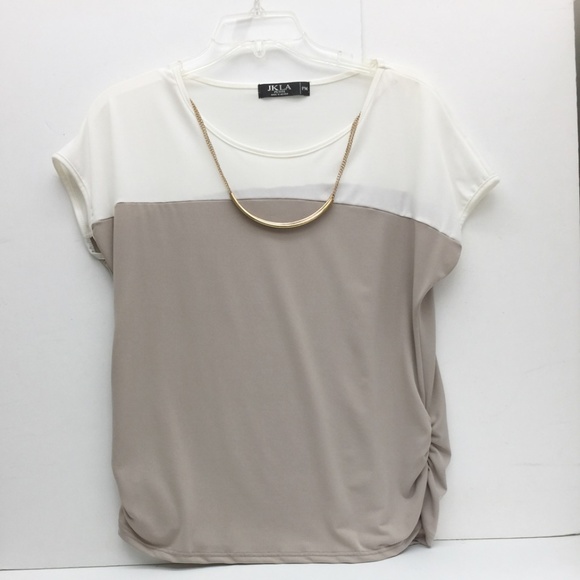 JKLA Two-Tone Top Removable Necklace - Picture 1 of 8